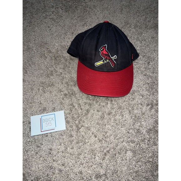 St. Louis Cardinals Blue Red STL 47 Brand Franchise Adjustable Hat Cap MLB - Picture 1 of 2